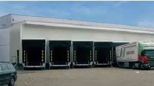 Warehouse loading dock area suitable for mobile surveillance coverage